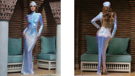 St. Moritz at Midnight: Light, Ice, and the Qamar Gown