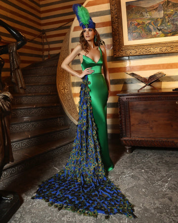 SULTANA PEACOCK GOWN