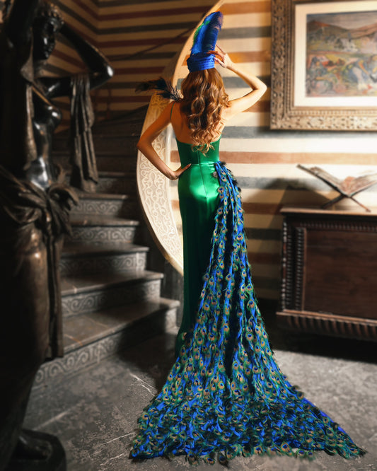 ROBE SULTANA PEACOCK