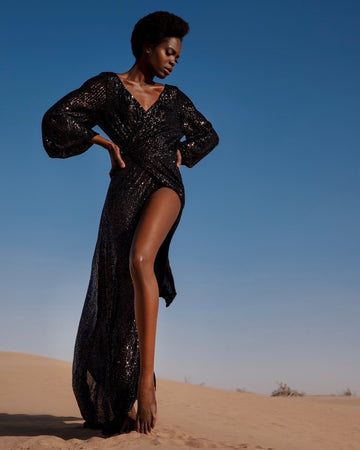 QUEENIE WRAP DRESS