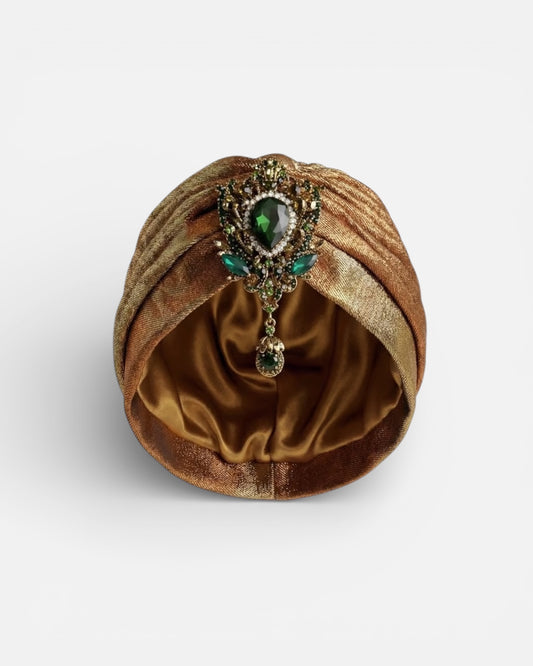 HOLOGRAPHIC JACQUARD TURBAN