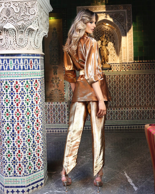 VESTE KIMONO COUCHER DE SAHARA